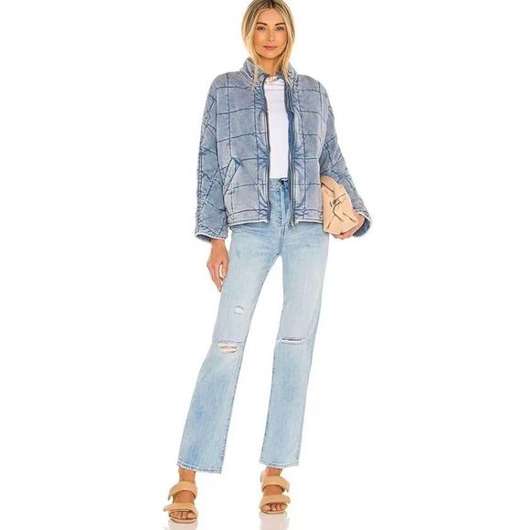 Pistola Cassie Super High Waist Straight Leg Jeans By My Side Light Wash Sz 26 - Picture 7 of 16